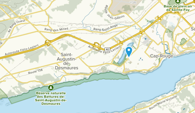 Saint-Augustin-de-Desmaures, Quebec Map