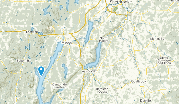 Saint-Benoit-Du-Lac, Quebec Map