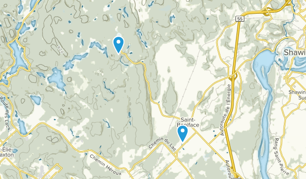 Saint-Boniface, Quebec Map