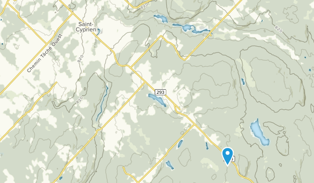 Saint-Cyprien, Québec Map