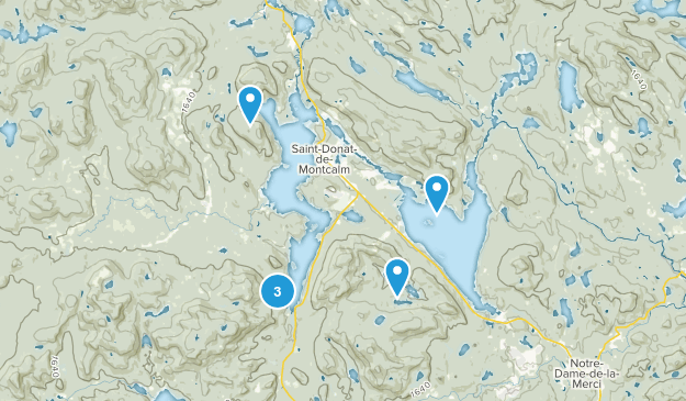 Saint-Donat-de-Montcalm, Quebec Map