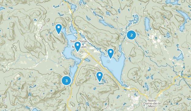 Saint-Donat-de-Montcalm, Quebec Map