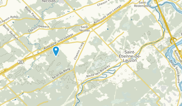 Saint-Etienne-de-Lauzon, Quebec Map