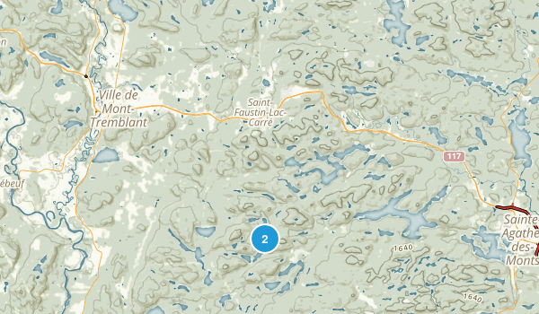 Saint-Faustin--Lac-Carré, Quebec Map