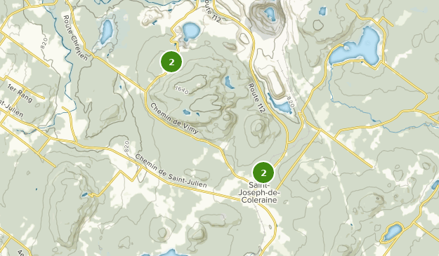 Saint-Joseph-de-Coleraine, Quebec Map