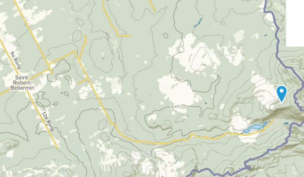 Saint-Robert-Bellarmin, Quebec Map
