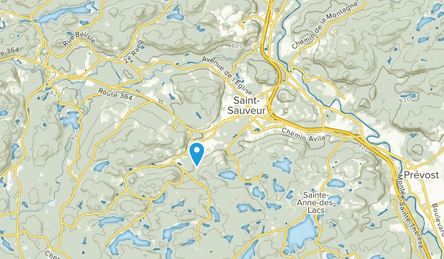 Saint-Sauveur, Quebec Map