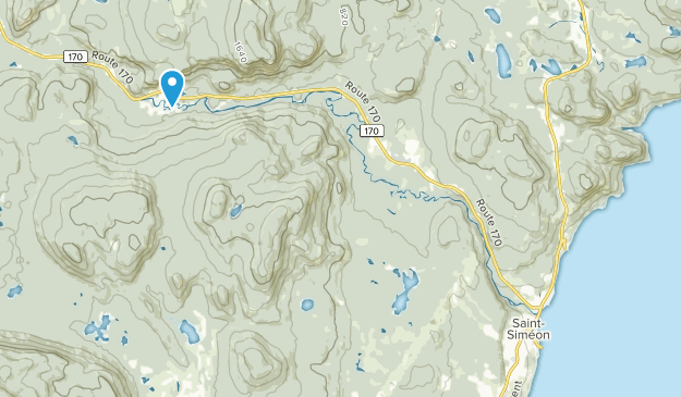 Saint-Simeon, Quebec Map