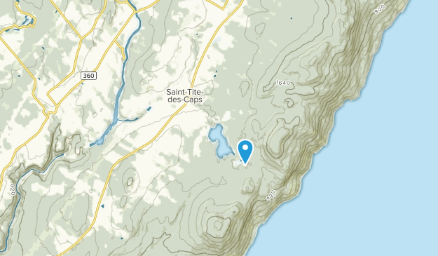 Saint-Tite-des-Caps, Quebec Map