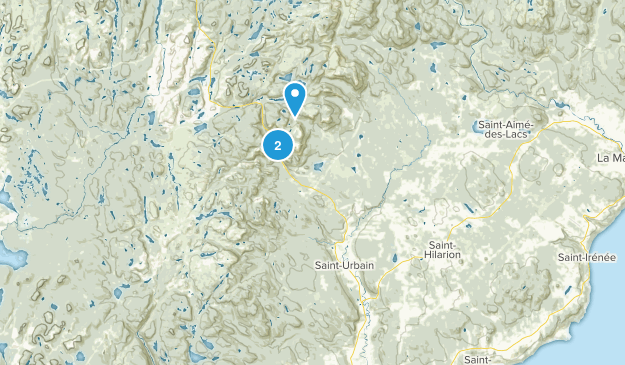 Saint-Urbain, Quebec Map