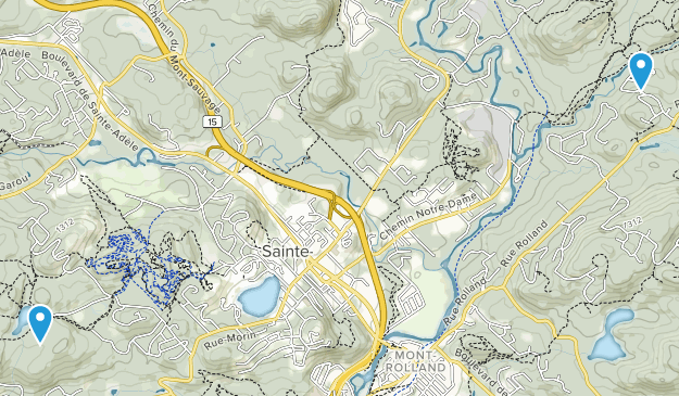 Sainte-Adele, Quebec Map