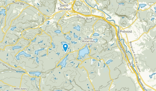 Sainte-Anne-des-Lacs, Quebec Map