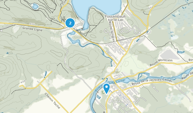 Sainte-Catherine-de-la-Jacques-Cartier, Quebec Map