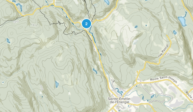 Sainte-Emelie-de-l'Energie, Quebec Map