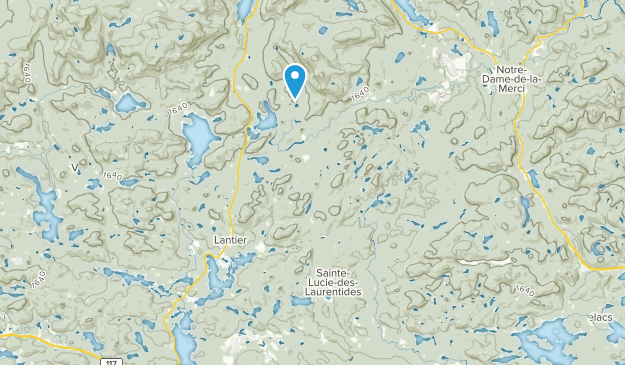 Sainte-Lucie-Des-Laurentides, Québec Map