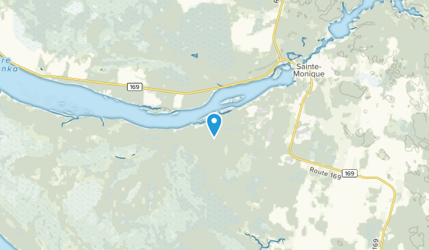 Sainte-Monique, Quebec Map