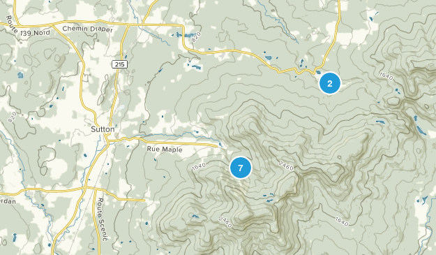 Sutton, Quebec Map