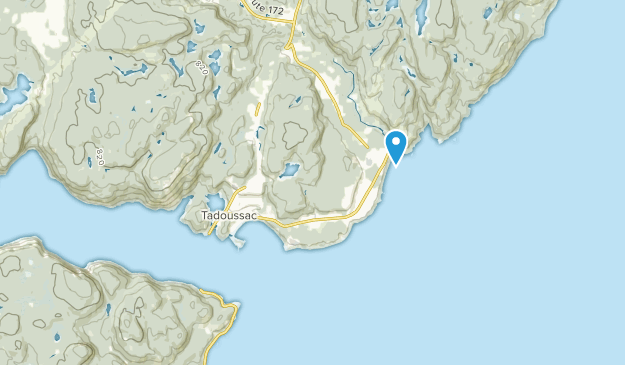 Tadoussac, Quebec Map