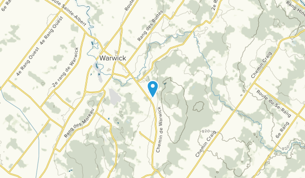 Warwick, Quebec Map