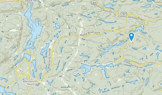 Wentworth-Nord, Québec Map