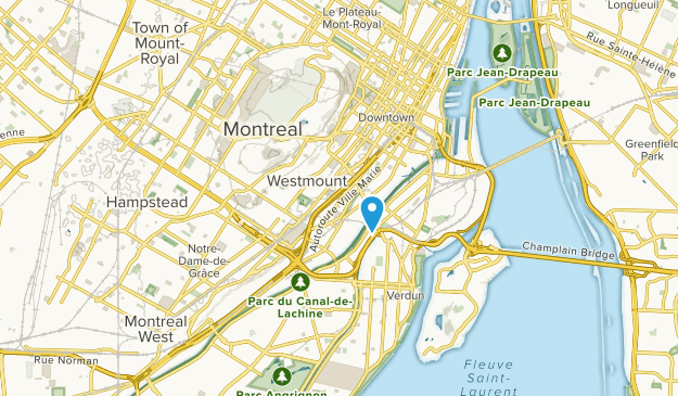 Westmount, Quebec Map