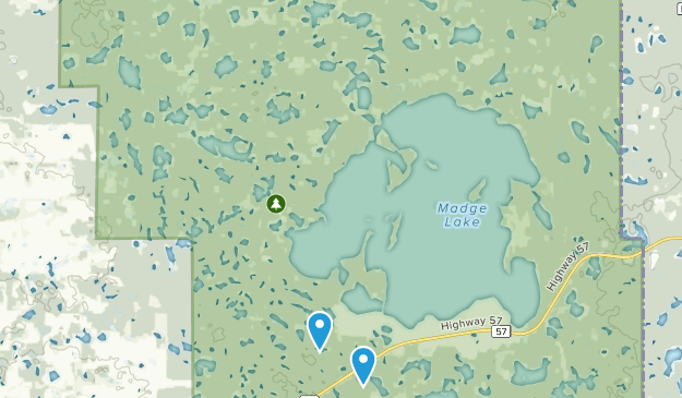 Duck Mountain Provincial Park, Saskatchewan Map