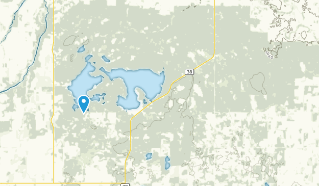 Greenwater Lake Provincial Park, Saskatchewan Map