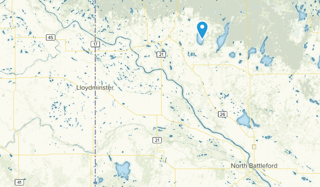 Manitou Lake, Saskatchewan Map
