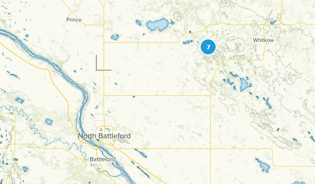 North Battleford, Saskatchewan Map