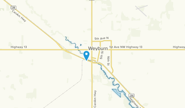 Weyburn, Saskatchewan Map