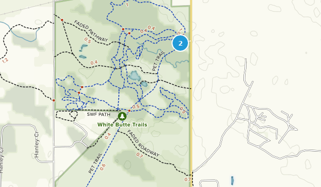 White Butte Trails Recreation Site, Saskatchewan Map