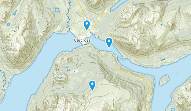 Carcross, Yukon Map