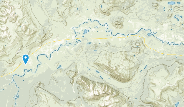 Ibex Valley, Yukon Map