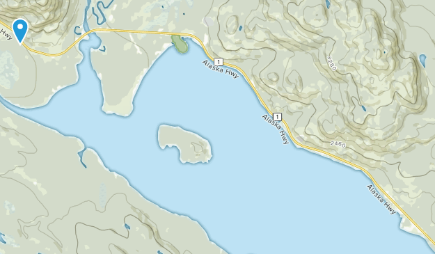 Marsh Lake, Yukon Map