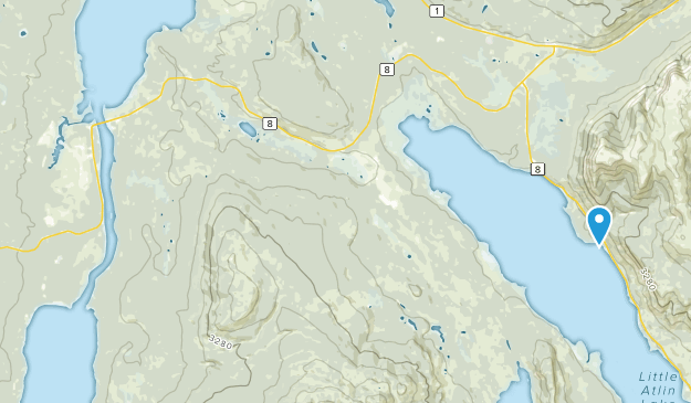 Tagish, Yukon Map