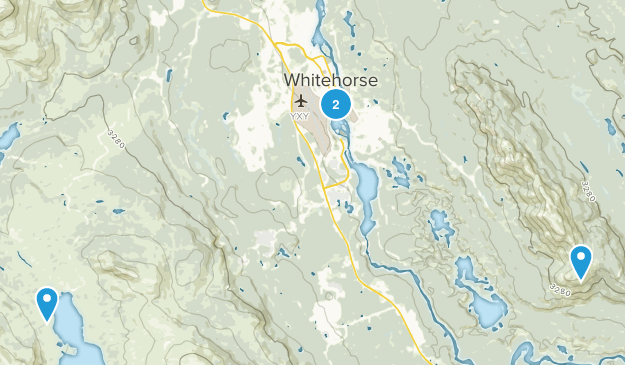 Whitehorse, Yukon Map