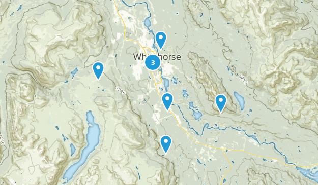 Whitehorse, Yukon Map