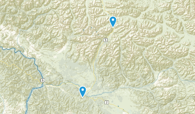 Yukon, Unorganized, Yukon Map