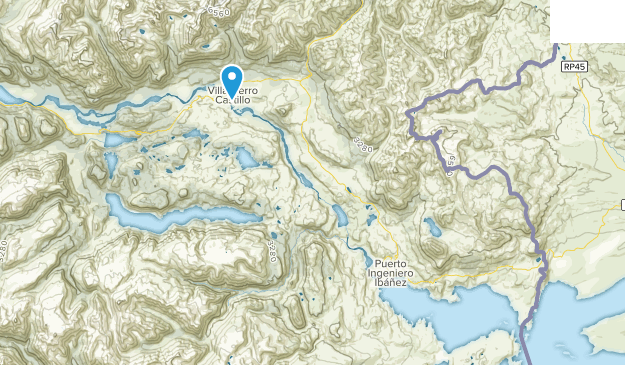 Río Ibáñez, Aysén Map