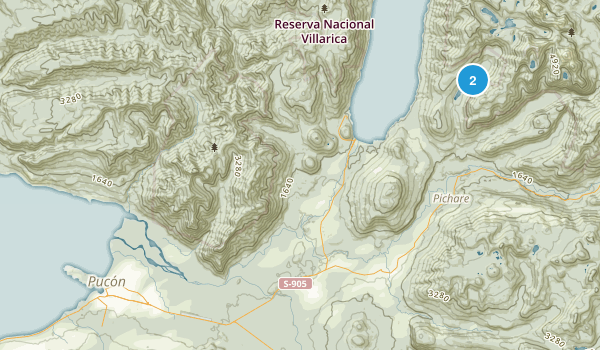 Pucón, La Araucanía Map