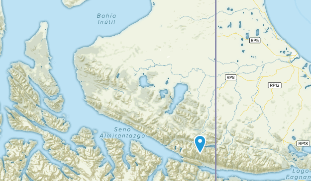 Timaukel, Magallanes Map