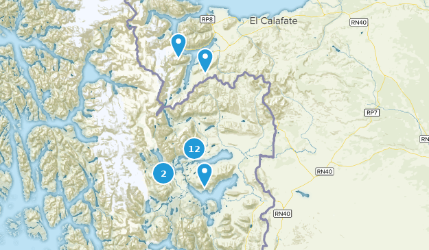 Torres del Paine, Magallanes Map