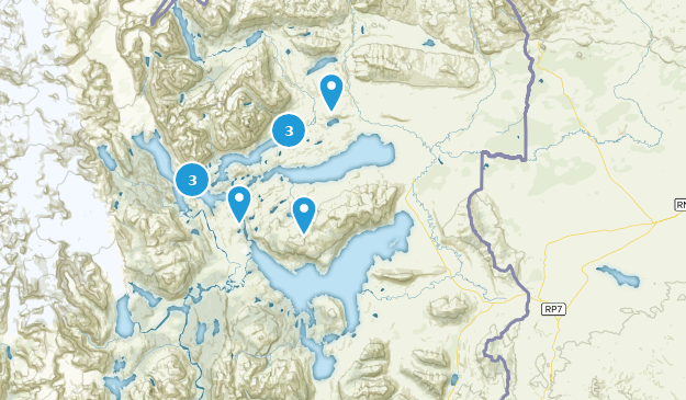 Torres del Paine, Magallanes Map