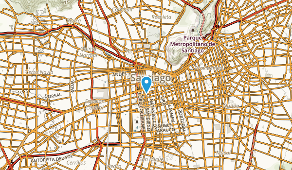 Santiago, Metropolitana Map