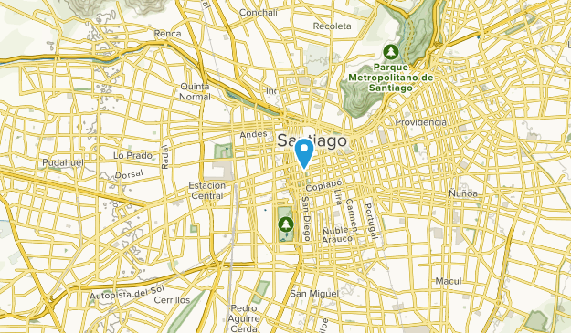Santiago, Metropolitana Map