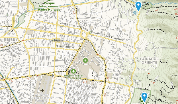La Reina, Santiago Map