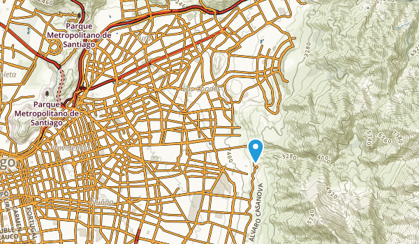 Las Condes, Santiago Metropolitan Map