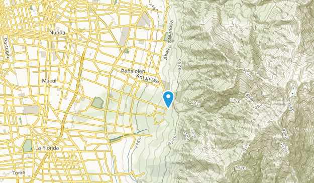Peñalolén, Santiago Map