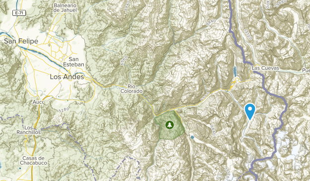 Los Andes, Valparaíso Map