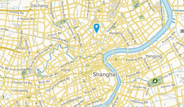 Shanghai Shi, China Map